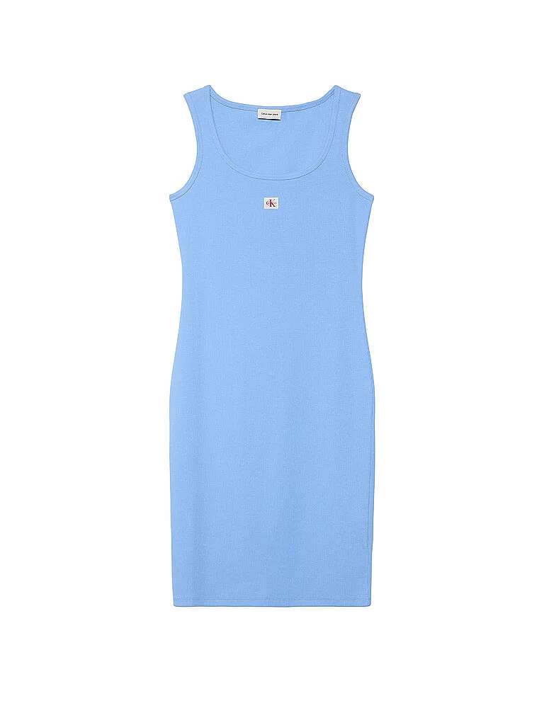 Robe midi bleu clair S - Calvin Klein - FashionsVida