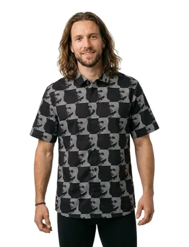 Chemise à Manches Courtes Circuits Black S - Globe - FashionsVida