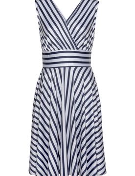 LASCANA Vestido azul / blanco
