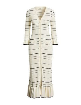 Maxi-Kleid Damen Elfenbein 36 Damen