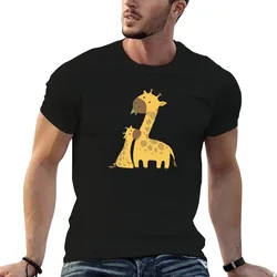 Giraffe Snacktime T-Shirt t shirts for man graphic tees t shirts for man cotton soft man t shirts graphic T-shirt