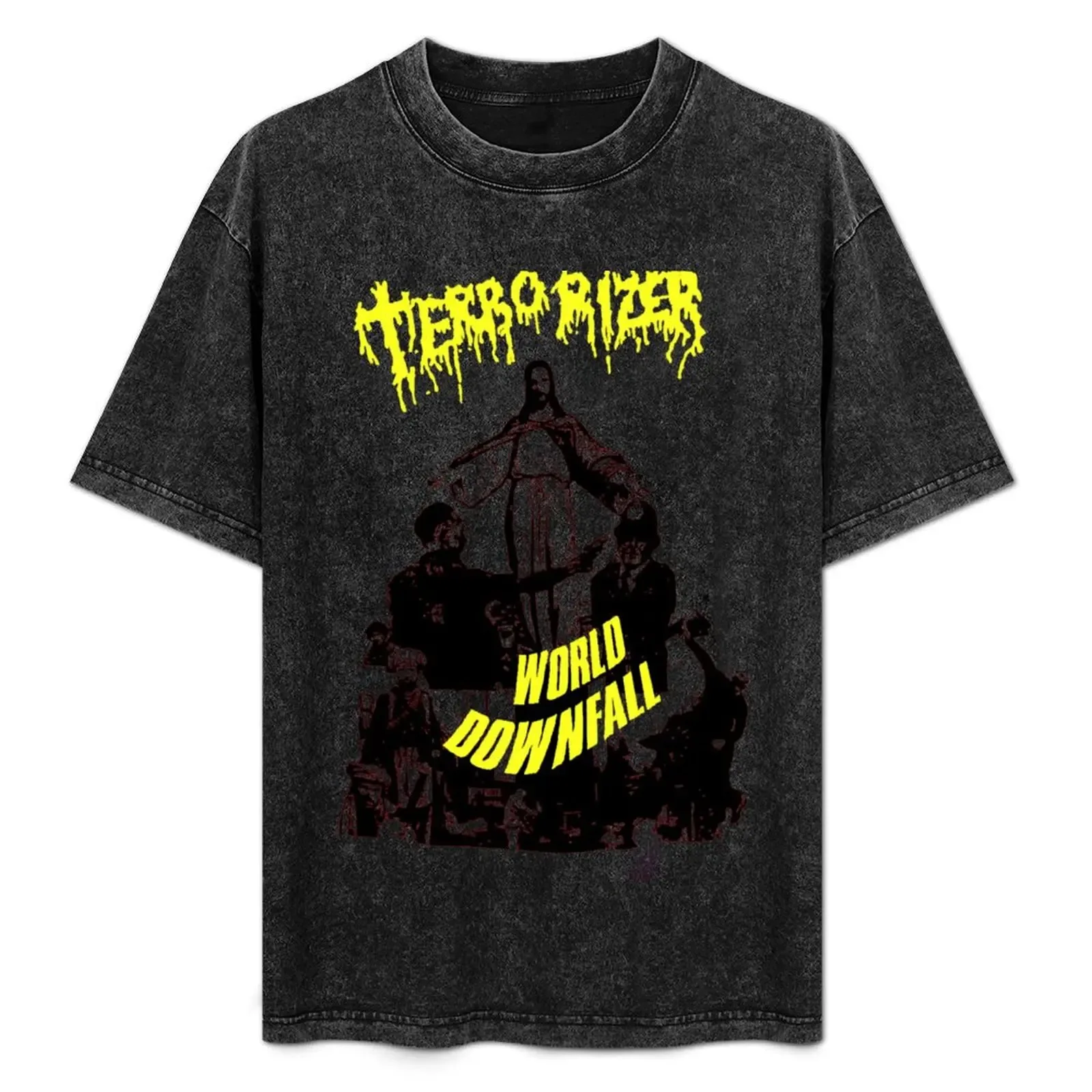 Terrorizer T-Shirt Utility Work Short Sleeve Top - Aliexpress - FashionsVida