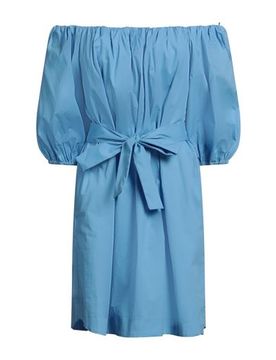 Mini-Kleid Damen Hellblau M Damen