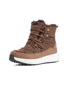 Weird Fish Birch Faux Fur Lined Waterproof Walking Boot Size 4 - offers all-offers offers womens-offers sale all-sale women women accessories women al - Brown - FashionsVida