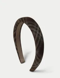 M&S Check Headband Multi female