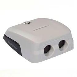 Ip68 Double Horizontal Cable Grommet White 6 mm unisex