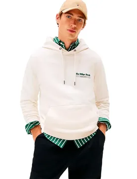 Sweat à Capuche Herald Graphic Ivory Petal XL - Tommy hilfiger - FashionsVida
