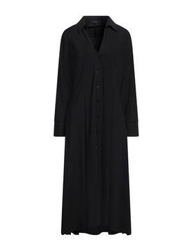 Vestido midi Mujer Negro 34,36,38,40,42 Mujer