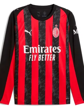 T-shirt à Manches Longues Domicile Ac Milan 25/26 Replica For All Time Red / Black XL