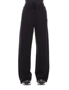 Donna pantalone dp860kf0254d 999 pantalone in felpa nero - Dondup - FashionsVida