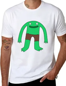 Smiling Friends - Mr. Frog T-Shirt cotton tshirt 100% t shirt man plain T-Shirt - Aliexpress - FashionsVida