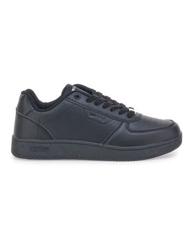 Sneakers total black in materiale sintetico Kevin Ltx 40