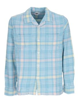 Camicia Manica Lunga Uomo Wilson Woven L/s Artic Blue Multi
