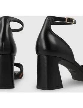 Sandalias de mujer en piel y efecto animal print - Lodi - FashionsVida