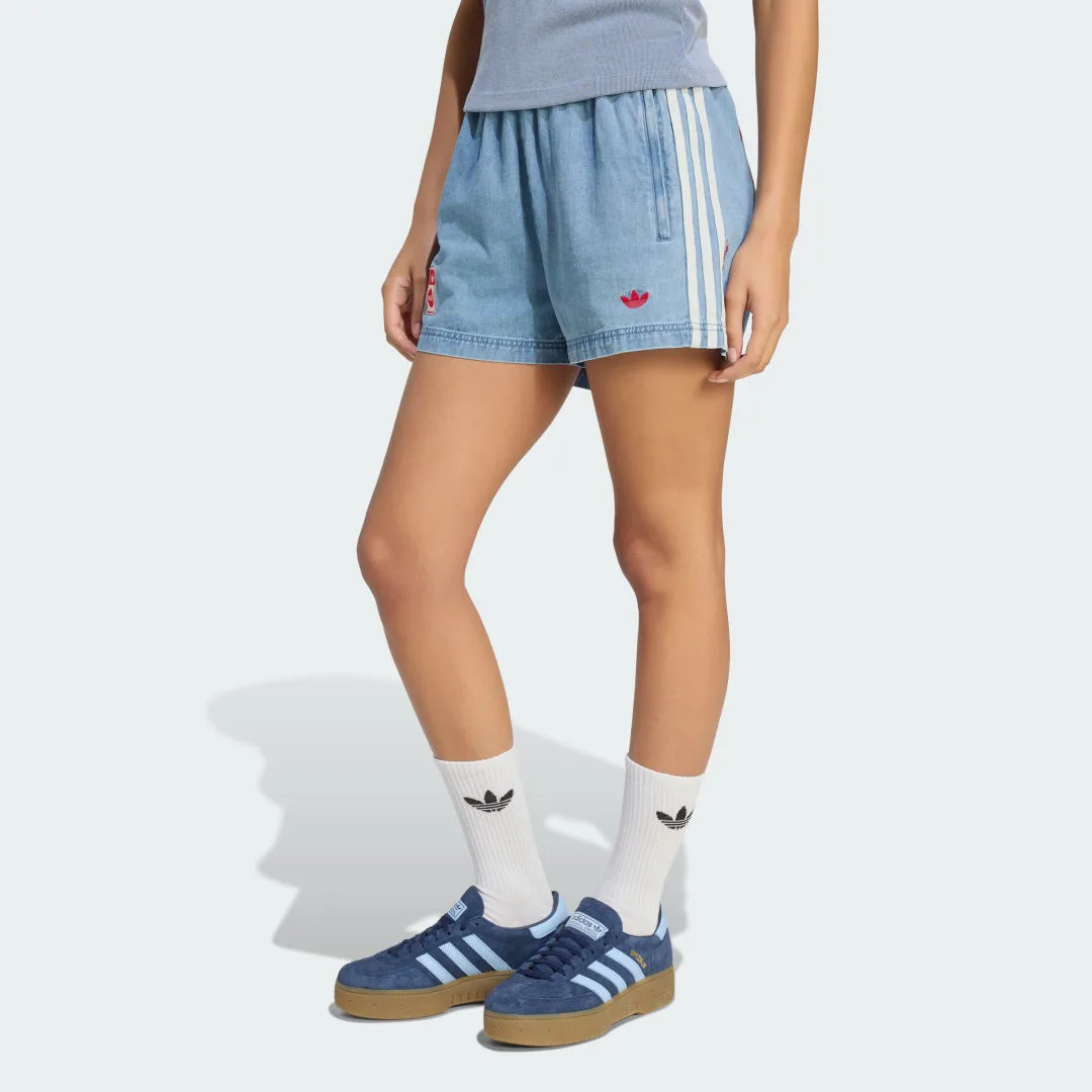 X COCA-COLA DENIM JORTS S Light Blue - Adidas - FashionsVida