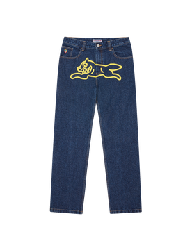 Running Dog Double Scoop Denim Pants