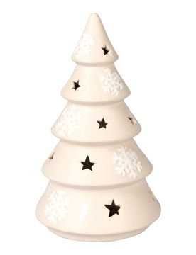 LED-Deko "Winter-Tanne" beige