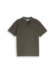 Structured resort collar polo male