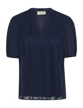 Cream Blusa 'Danika' navy