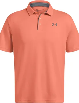 Tech Herren Poloshirt, orange XL
