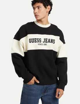 Sweatshirt mit Logo-Schriftzug Schwarz M - Guess - FashionsVida