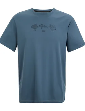 Mens Fingal Illustration T-Shirt (China Blue) - Size 5xl - Regatta - FashionsVida