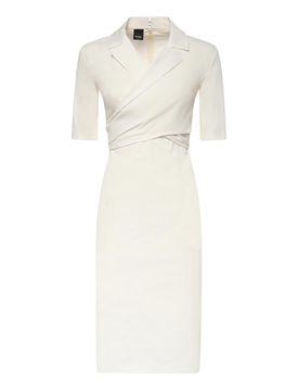 Pinko Vestito Midi Con Fiocco