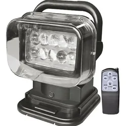 Wireless Control Spotlight 210 Mm 12v 50w Black One Size unisex