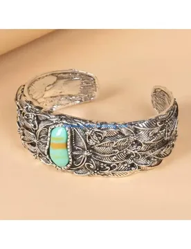 B Elegant Turquoise Jewelry Set Retro Designs Alloy Necklace and Earrings Gift - Aliexpress - FashionsVida