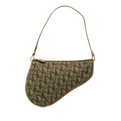 Mini issimo Canvas Saddle Pochette