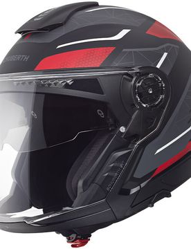 Casco Moto Jet J2 SIGMA Rosso taglia 3XL