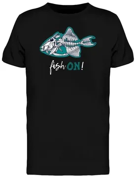 Creative Design Fishon Fish Skeleton Graphic T-Shirt 100% Cotton O-Neck Summer Short Sleeve Casual Mens T-shirt Size S-3XL - Aliexpress - FashionsVida