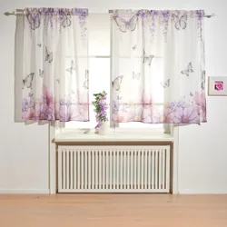 Gardine "Schmetterlinge" 140x140cm