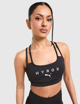 X HYROX MOVE Strappy Sports Bra - Damen, Schwarz - female - Size: M - Puma - FashionsVida