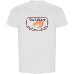 Fresh Shrimp Eco Short Sleeve T-shirt White 2XL Men,Women