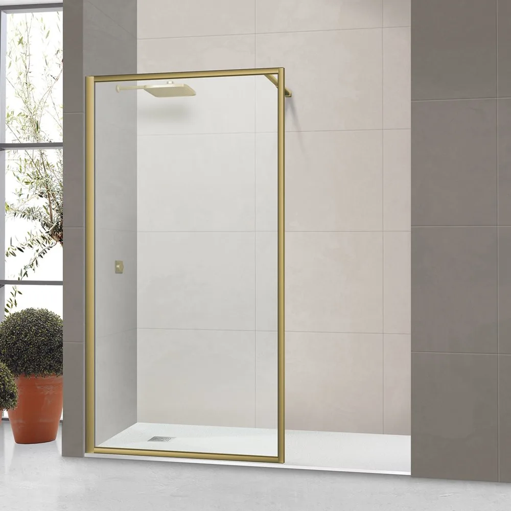 Mampara de ducha con panel fijo Módena-8 CP - Ibermampara - FashionsVida
