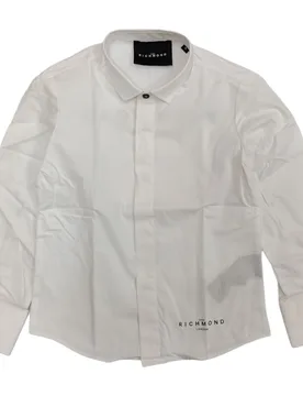 Camicia Bianca Shirt Izuku RBA23032CAHB - Richmond - FashionsVida
