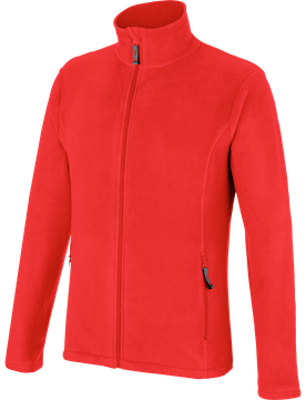 Veste polaire de travail zippée Job + rouge Rouge XXL