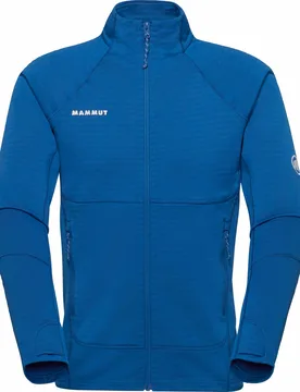 Vierfach dehnbares Polartec® Power Stretch® Fleece Taiss ML Jacket Men Tschiel für Herren Größe M Blau - Mammut - FashionsVida