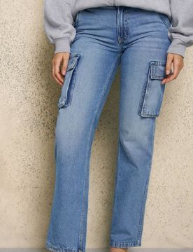 Sinsay - Jeans cargo - blu