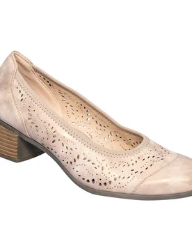 Bequem-Pumps „Sabrina“ beige 42 Damen - wonderwalk - FashionsVida