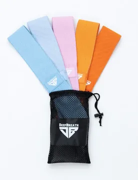 Widerstandsband (x5) - Orange - unisex - Size: 31,5x63x5,5 cm - Deep Breath - FashionsVida