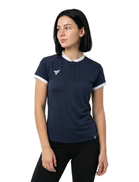 Team Mesh Short Sleeve Polo Navy L - Tecnifibre - FashionsVida