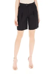 Bermuda misto viscosa NERO XS