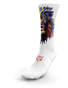 Be A Lion Long Socks Multicolor UK 9.5-13 Men,Women - OTSO - FashionsVida