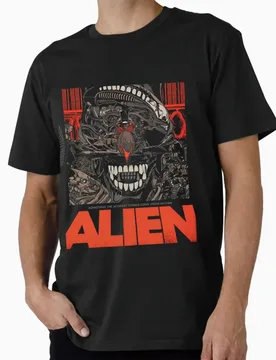 S Horror movie Xenomorph 1115 Scary Sci fi Alien Ripley Weyland gift T shirt for man Large size Tops Monster Graphic clothes - Aliexpress - FashionsVida