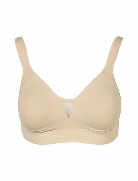 Wellness BH ohne Bügel COTTON SHAPE caramel beige 80B damen