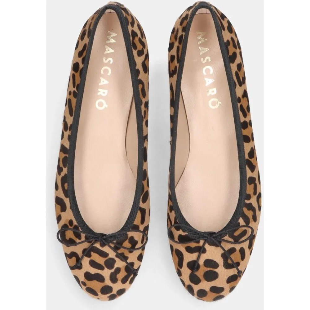 Bailarinas Audrey de mujer en poni estampado leopardo - Mascaró - FashionsVida