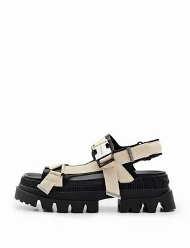 Sandales chunky plateforme BLACK 37 female - Desigual - FashionsVida