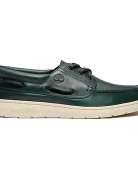 Mocassini Da Barca Portofino Pier Boat Dark Green Full Grain EU 45 1/2